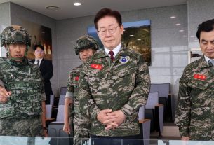 South Korea’s president proposes formal end to Korean war talks with North