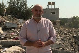 At scene of deadly Israeli strike on Lebanon home