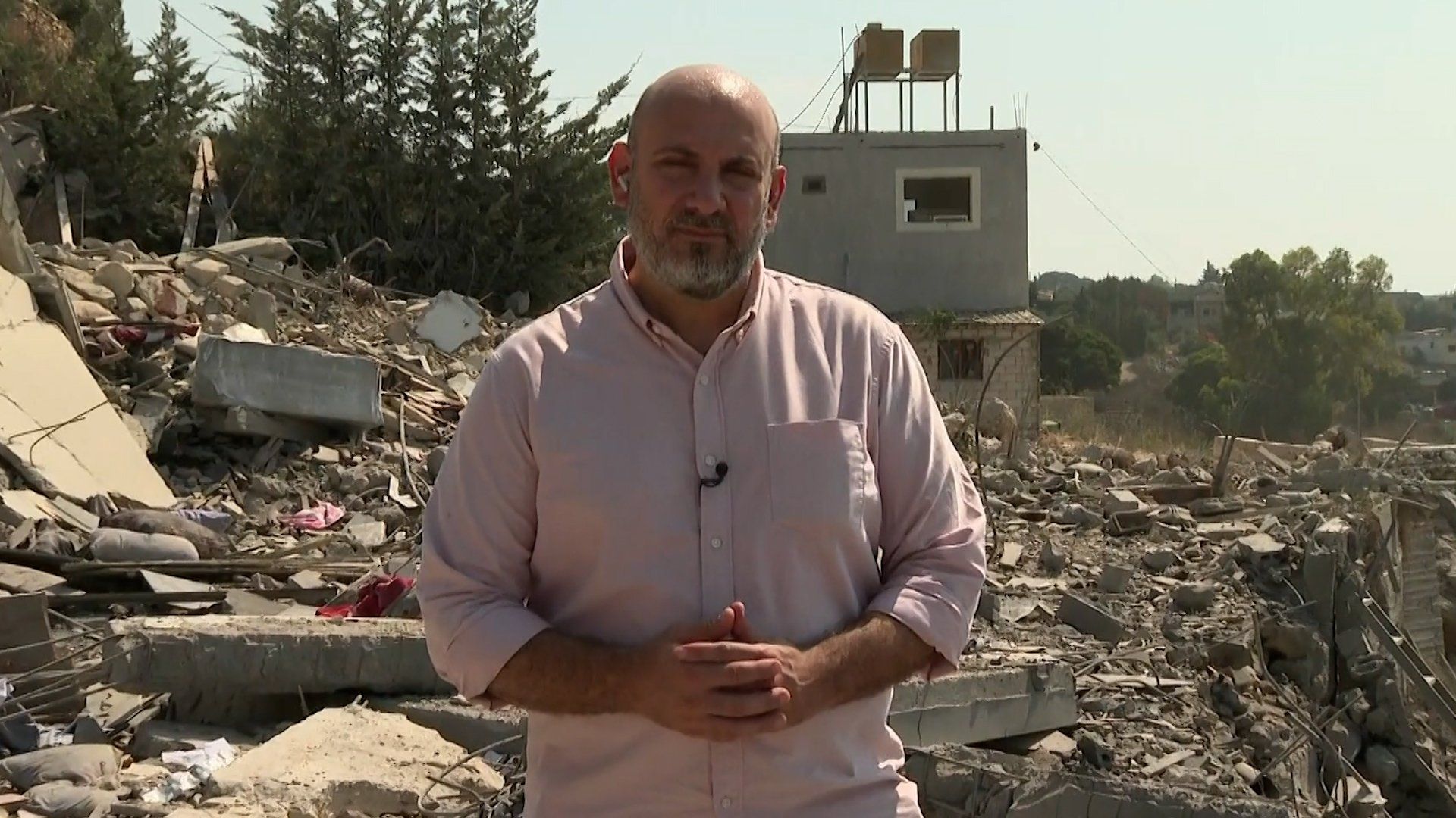 At scene of deadly Israeli strike on Lebanon home