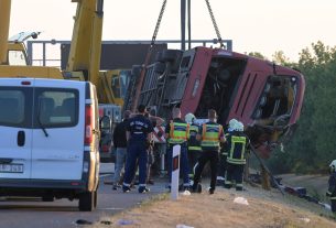 At least 12 people killed in Hungary bus crash