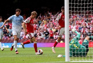 Arsenal cruise to 3-0 win over Manchester City in Community Shield