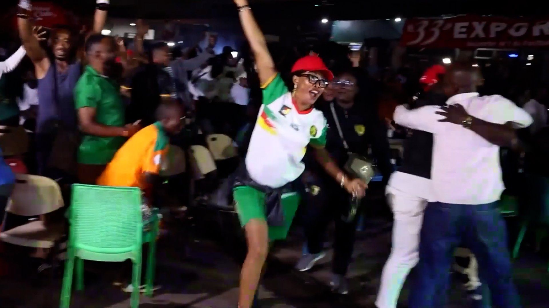 Cameroon celebrates after winning first ever WAFCON title